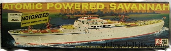 ITC 1/350 NS Savannah Atomic Powered Merchant Ship, 3698-198 plastic model kit